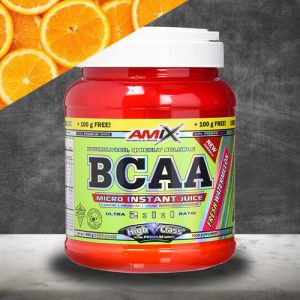 suplemento deportivo BCAA MICRO INSTANT JUICE NARANJA 500G