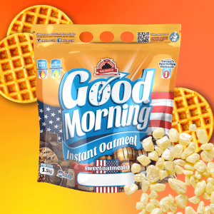 suplemento deportivo Harina de Avena Good Morning - Gofre y White Choco - 1.5 kg Maxprotein